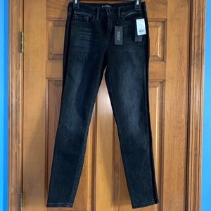 NWT Banana Republic black denim skinny jeans